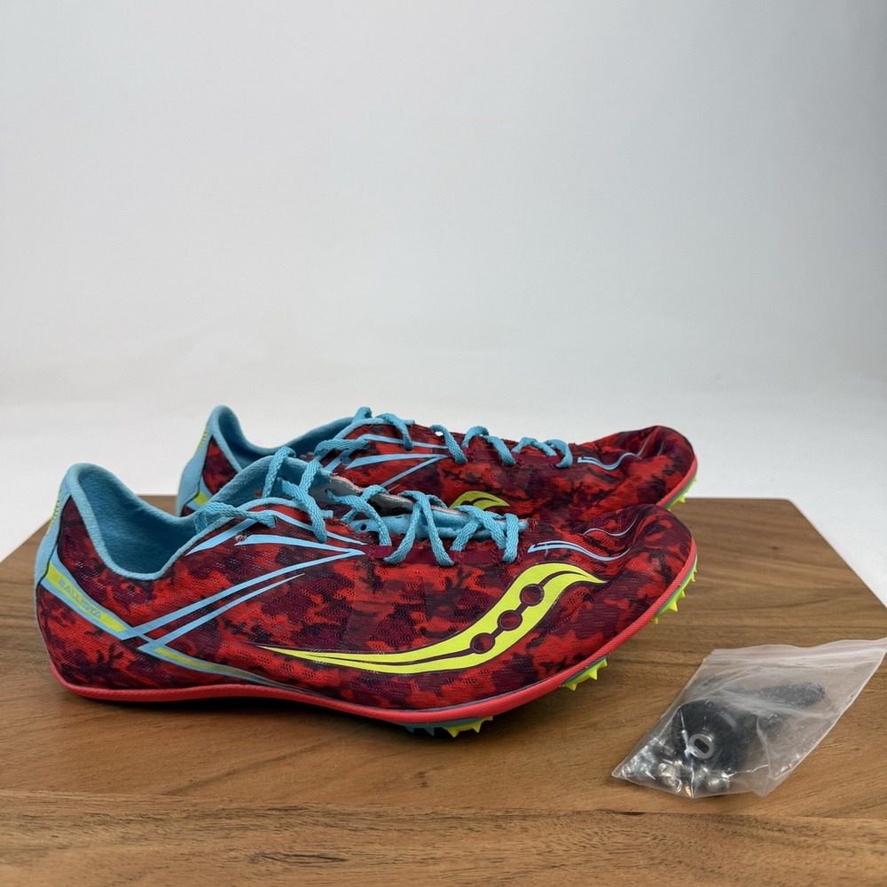 New Womens Saucony‎ Ballista Racing Track & Field Spiked Running Shoes Sz 10